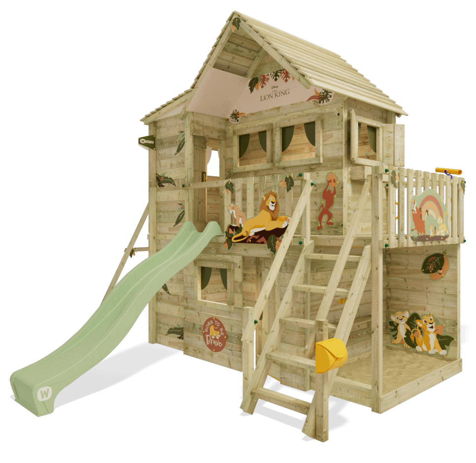 Le Roi Lion de Disney - cabane enfant sur pilotis ArtHouse signée Wickey