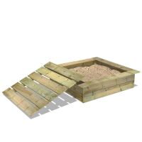 Sandkasten mit Deckel King Kong 120x120 cm  623765