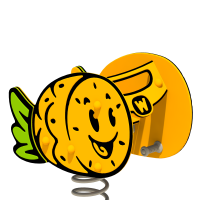Federwippe Wickey PRO Ananas "Tastey"  100281_k