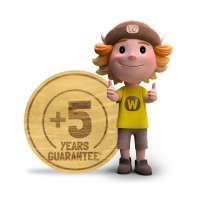 5 anni di garanzia⁵ sulle Casette per bambini  100017