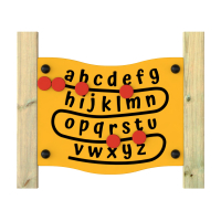 Parete da gioco Wickey PRO Educate Alphabet per le abilità motorie  100827_k