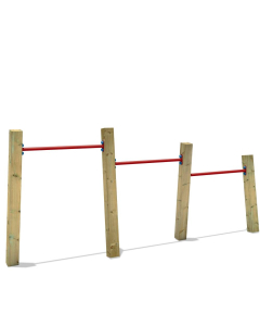 Barra ginnica GIANT Powerbar con 3 barre ginnica in metallo  613976