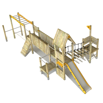 Aire de jeux Wickey PRO MAGIC Runner pour l'espace public  100433