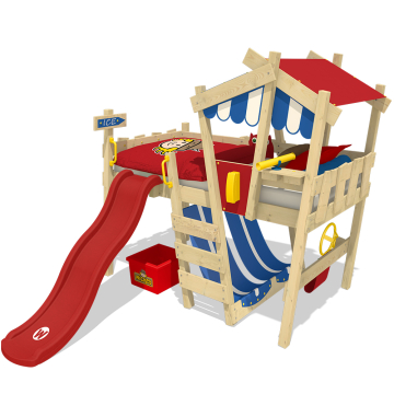 Letto a soppalco Wickey CrAzY Hutty con scivolo  630561_k