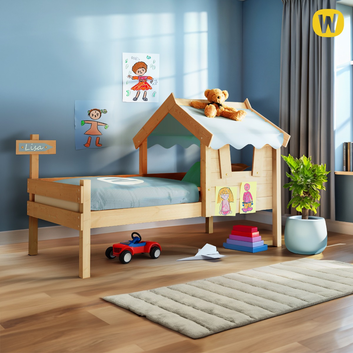 Lit enfant Wickey CrAzY Sharky  630753_k