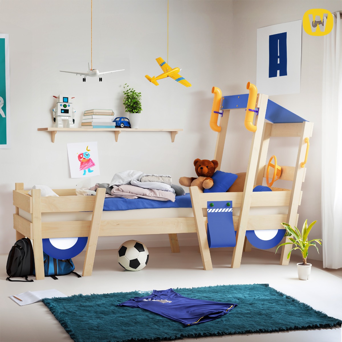 Lit d'enfant Wickey CrAzY Sparky Fun  630521_k