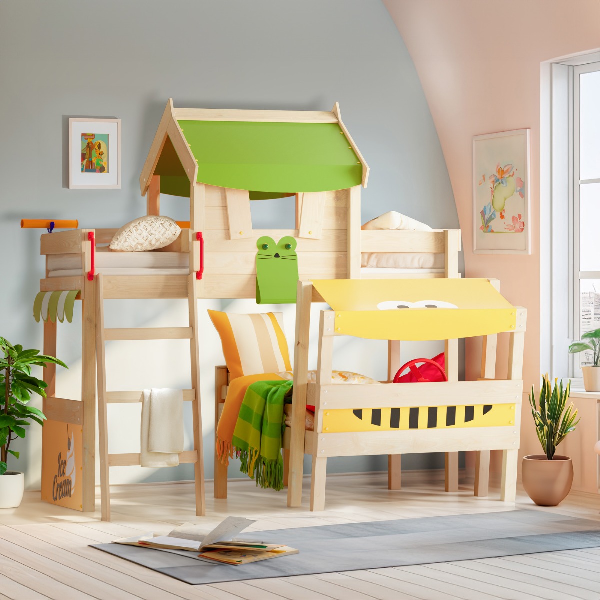 Letto a castello Wickey CrAzY Trunky  630731_k